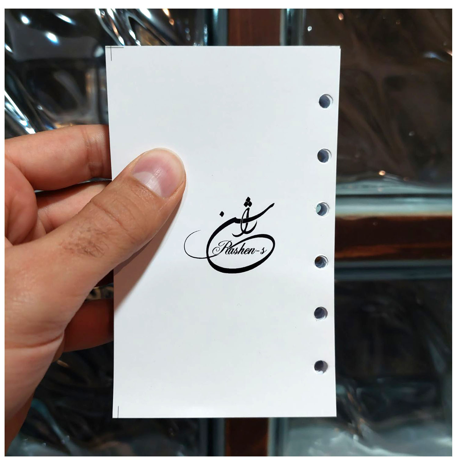 کاغذ کلاسوری راشن مدل hole-6 بسته 200 عددی