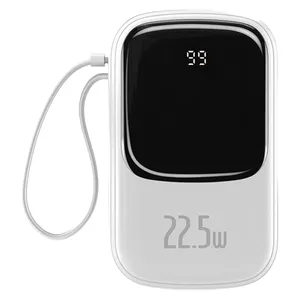 پاوربانک 22.5 وات  باسئوس مدل Qpow Digital Display ظرفیت 20000 میلی آمپر ساعت