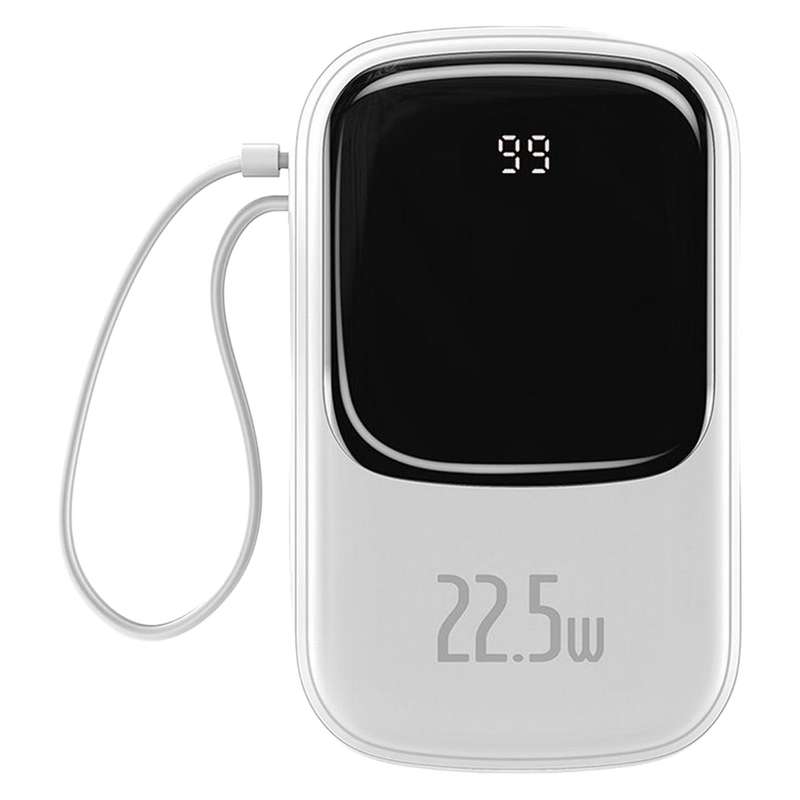پاوربانک 22.5 وات  باسئوس مدل Qpow Digital Display ظرفیت 20000 میلی آمپر ساعت