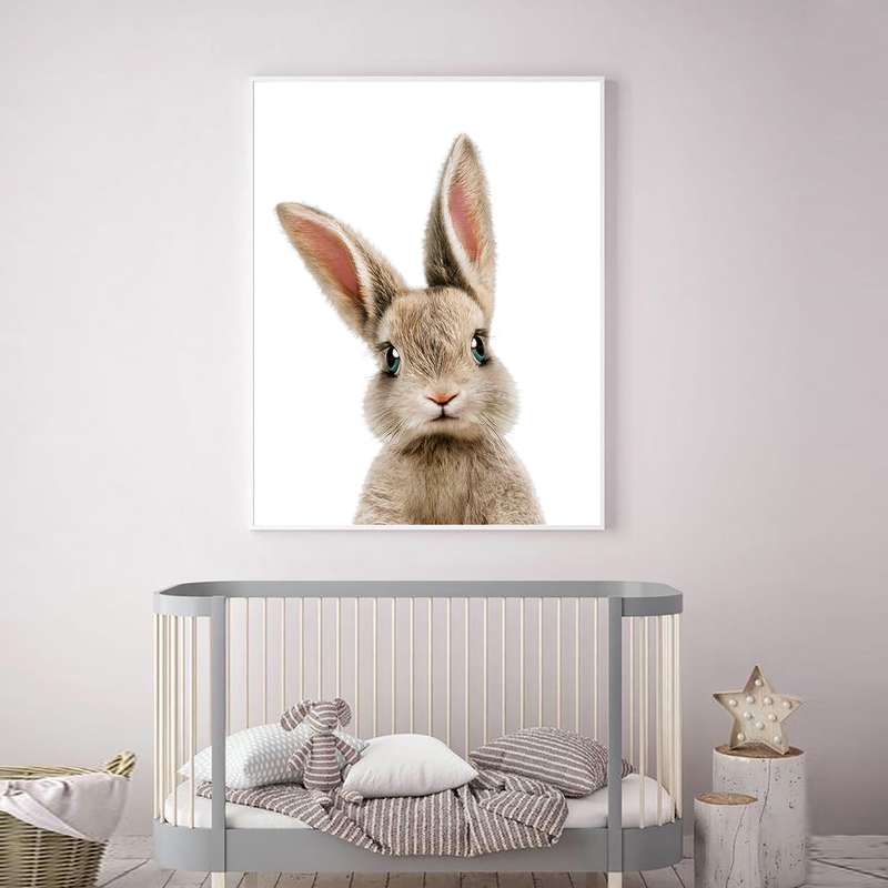 تابلو اتاق کودک الفاپ مدل خرگوش