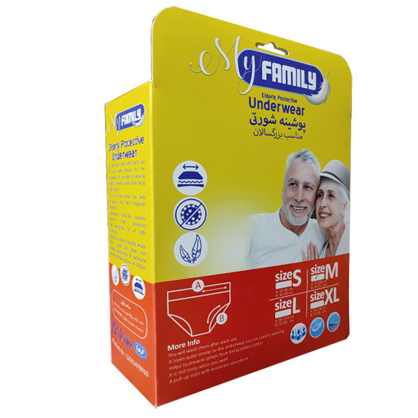 پوشینه شورتی بزرگسال مای فامیلی مدل SBSA3L