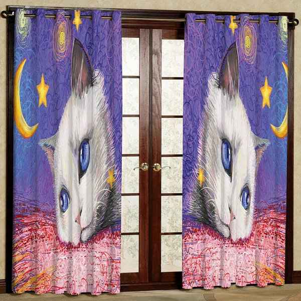 پرده مدل مخمل پانچی کد 6978 سایز 280x140 سانتی متر