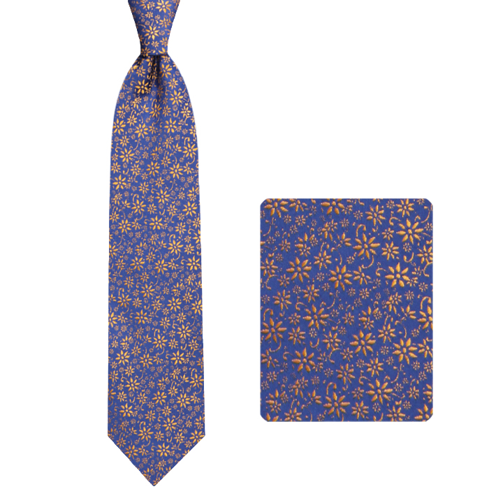 ست کراوات و دستمال جیب مردانه فایو کد 9000113