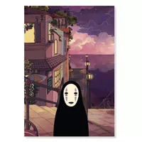 تابلو شاسی طرح انیمه میازاکی شهر اشباح Miyazaki Spirited Away Anime مدل M0603