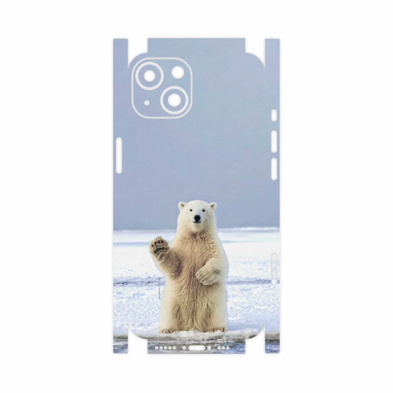برچسب پوششی ماهوت مدل Polar-bear-FullSkin مناسب برای گوشی موبایل اپل iPhone 13
