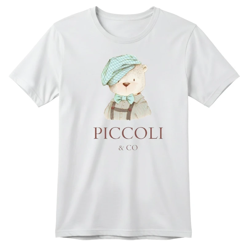 تی‌شرت آستین کوتاه بچگانه مدل آقای خرس کد p1 