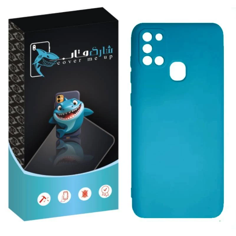 کاور شارک قاب مدل سیلیکونی مناسب برای گوشی موبایل سامسونگ Galaxy M31
