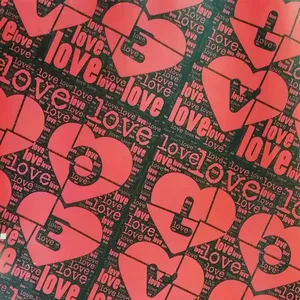 کاغذ کادو مدل LOVE2  بسته 3 عددی