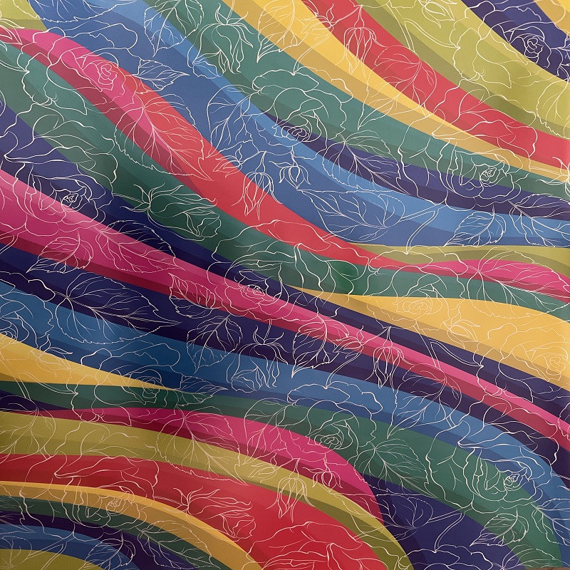 کاغذ کادو مدل رنگارنگ بسته 5 عددی