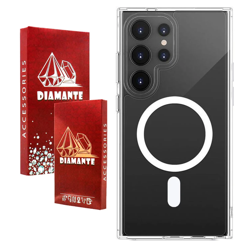 کاور دیامانته مدل Mac_safe Ros مناسب برای گوشی موبایل سامسونگ Galaxy S23 Ultra
