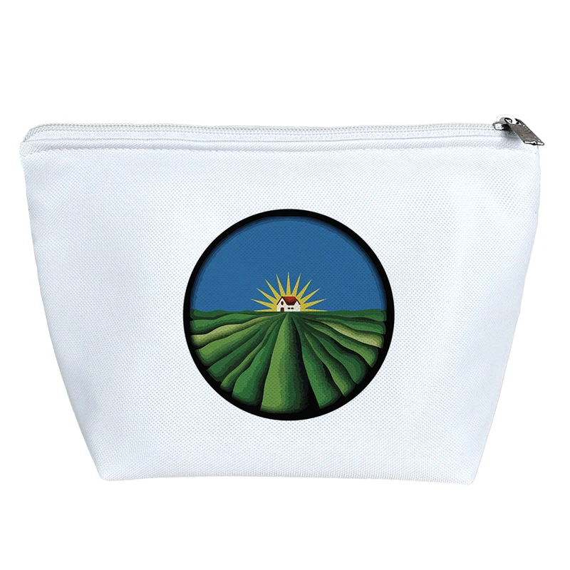 کیف لوازم آرایش دخترانه خندالو مدل عکس منظره بینایی سنجی کد 8207