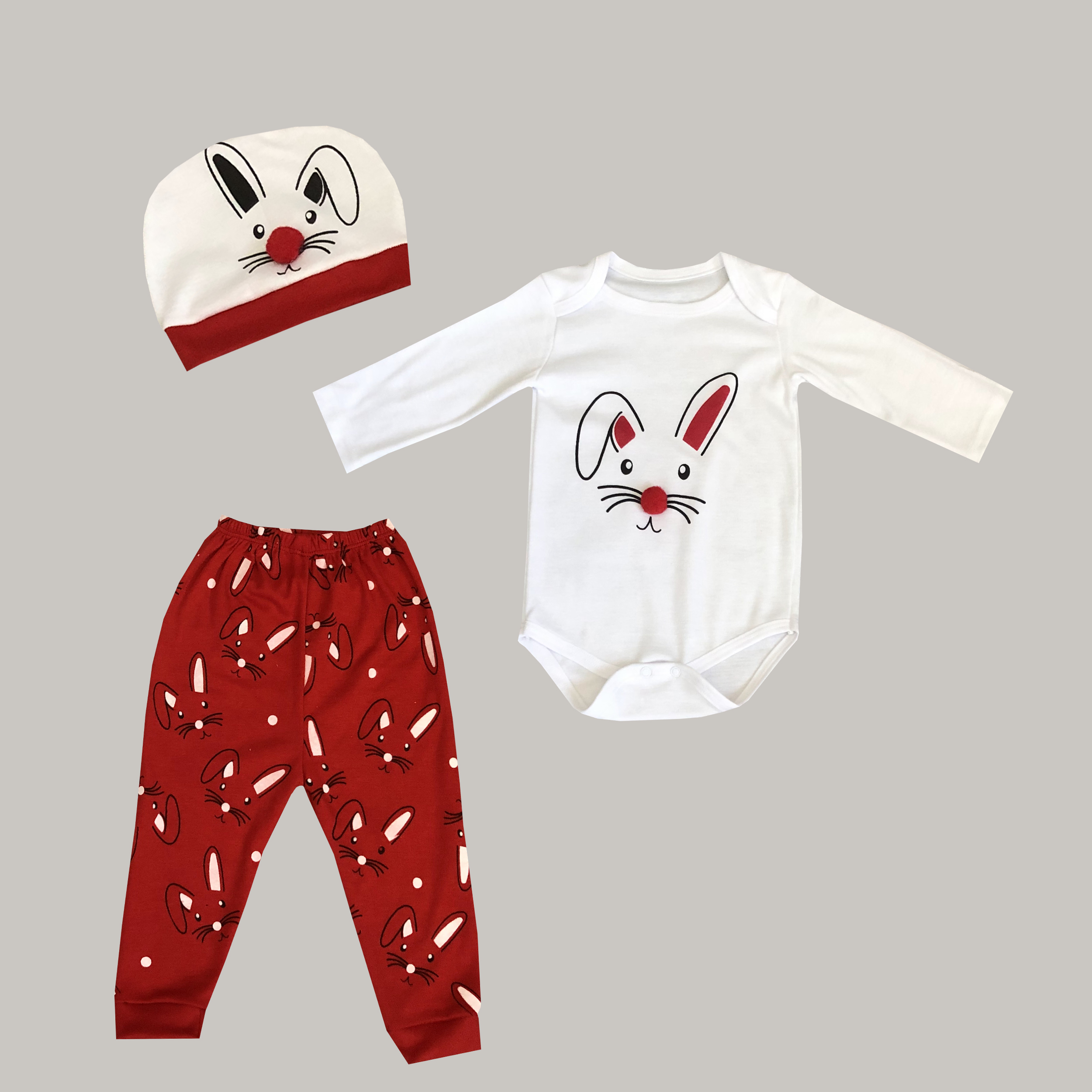 نقد و بررسی ست 3 تکه لباس نوزادی مدل خرگوش توسط خریداران
