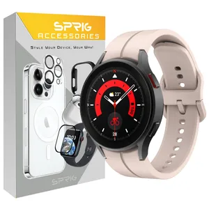 sprig Silic ORG strap suitable For Samsung Galaxy Watch 4 40mm / Watch 4 44mm / Watch 4 Classic 42mm / Watch 4 Classic 46mm