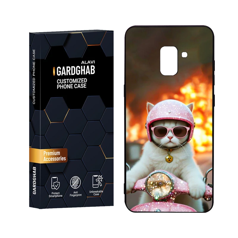 کاور گارد قاب علوی مدل Glass مناسب برای گوشی موبایل سامسونگ Galaxy A8 Plus