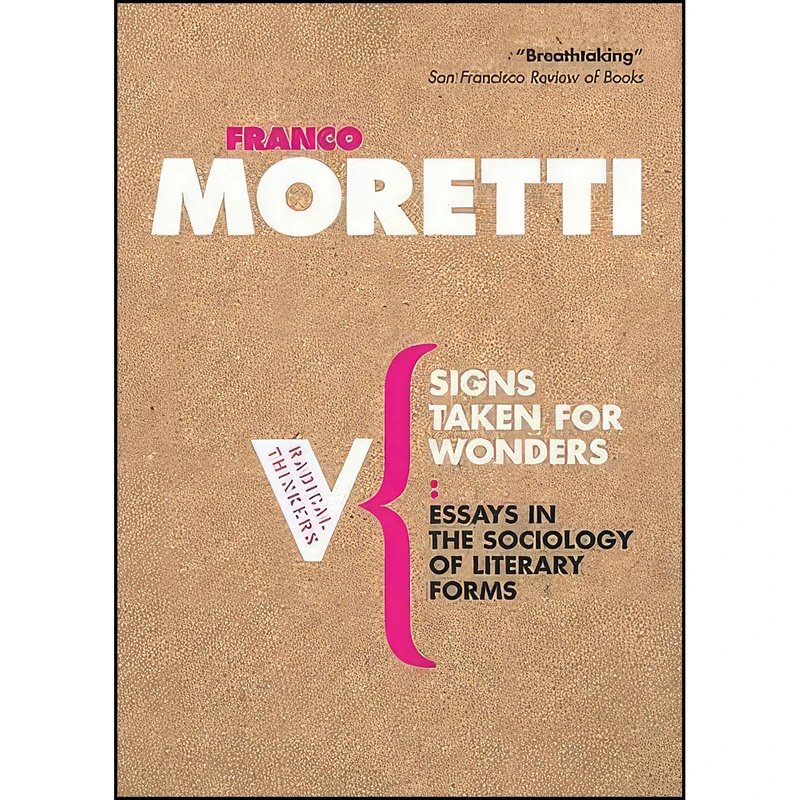 کتاب Signs Taken for Wonders اثر Franco Moretti انتشارات Verso