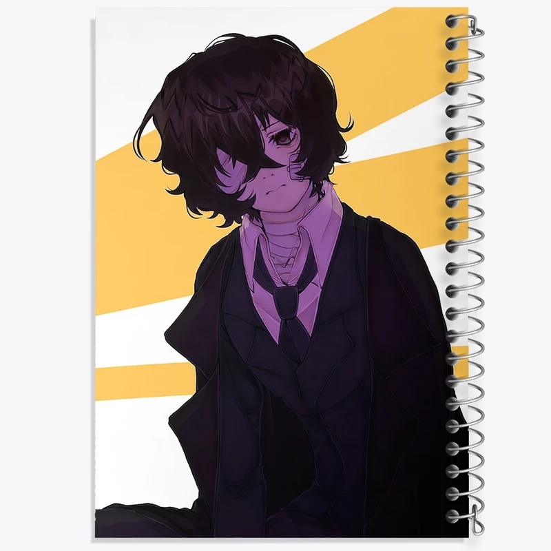 دفتر نقاشی 50 برگ خندالو طرح دازای انیمه سگ های ولگرد بانگو کد F2475