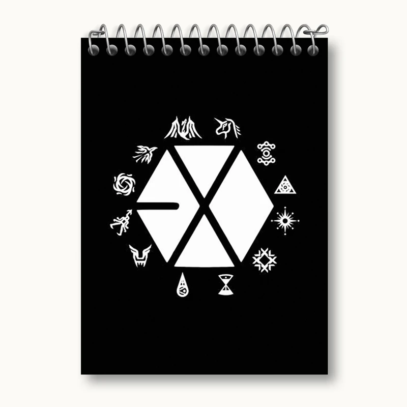 دفتر یادداشت 50 برگ خندالو مدل گروه اکسو EXO کد 13635