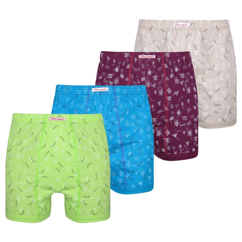 شورت پادار مردانه تارادیس مدل چاپی بسته 4 عددی