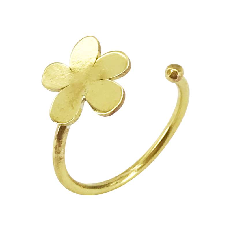 بند انگشتی زنانه گالری عزیزی طرح گل مدل 15747