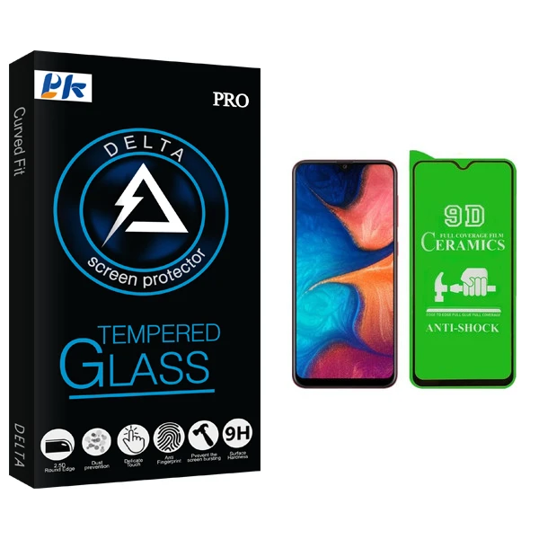 محافظ صفحه نمایش سرامیکی پی کی مدل Delta Glass مناسب برای گوشی موبایل سامسونگ Galaxy A30