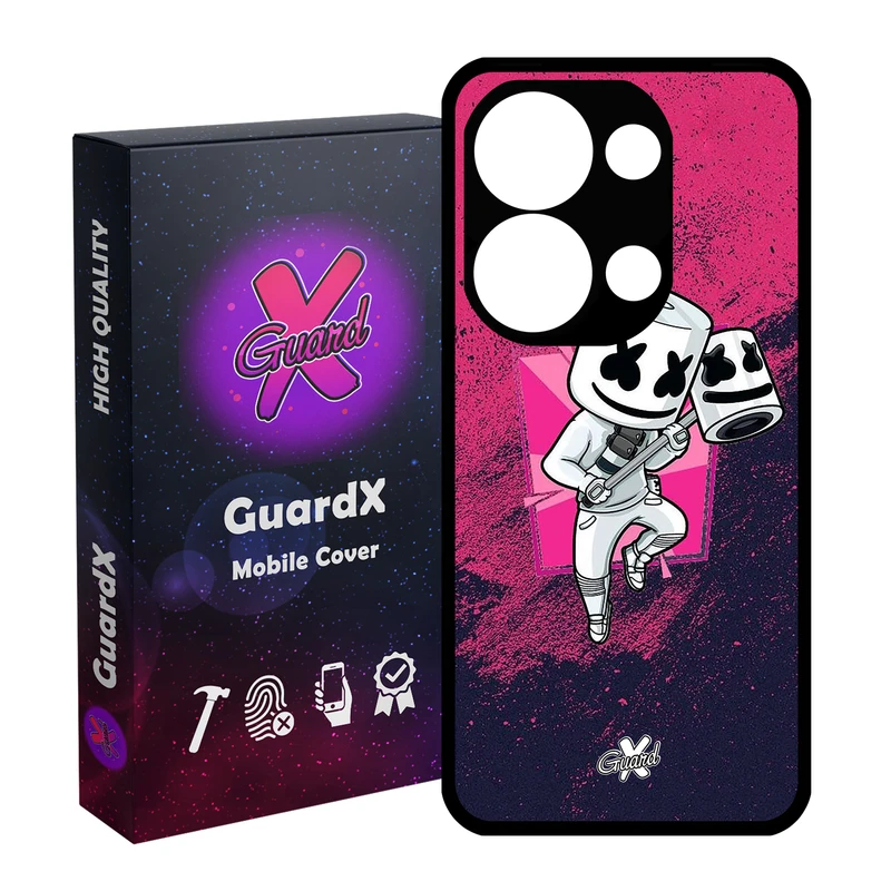 کاور گارد ایکس طرح Fortnite مدل Glass10031 مناسب برای گوشی موبایل شیائومی Redmi Note 13 Pro 4G / Poco M6 Pro 4G