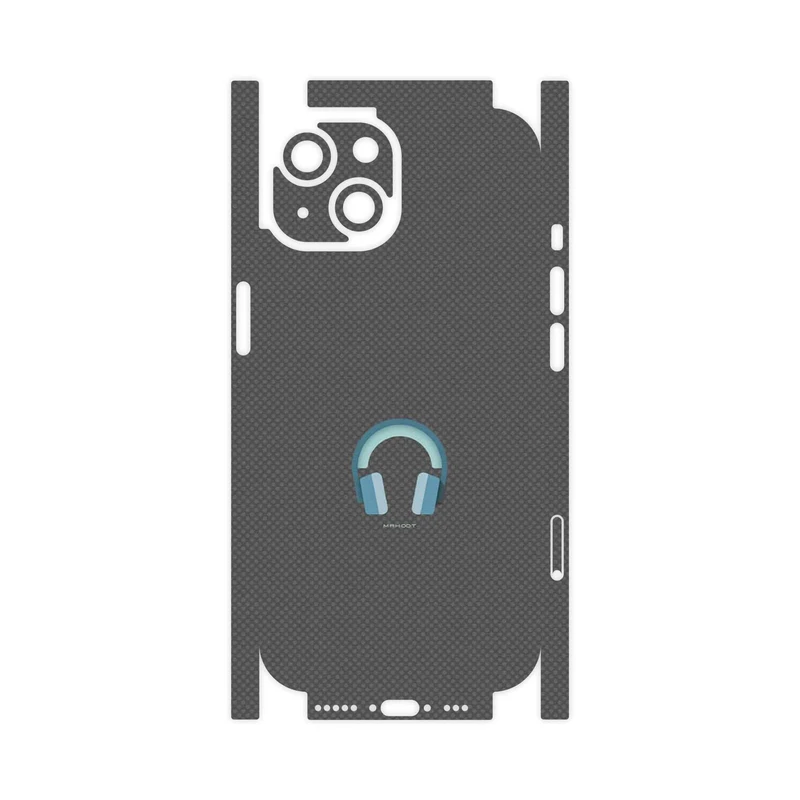 برچسب پوششی ماهوت مدل Minimal Headphone Icon-FullSkin مناسب برای گوشی موبایل اپل iPhone 15