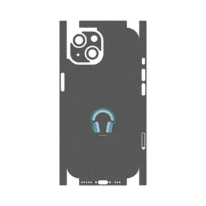 MAHOOT Minimal Headphone Icon-FullSkin Cover Sticker for Apple iPhone 15