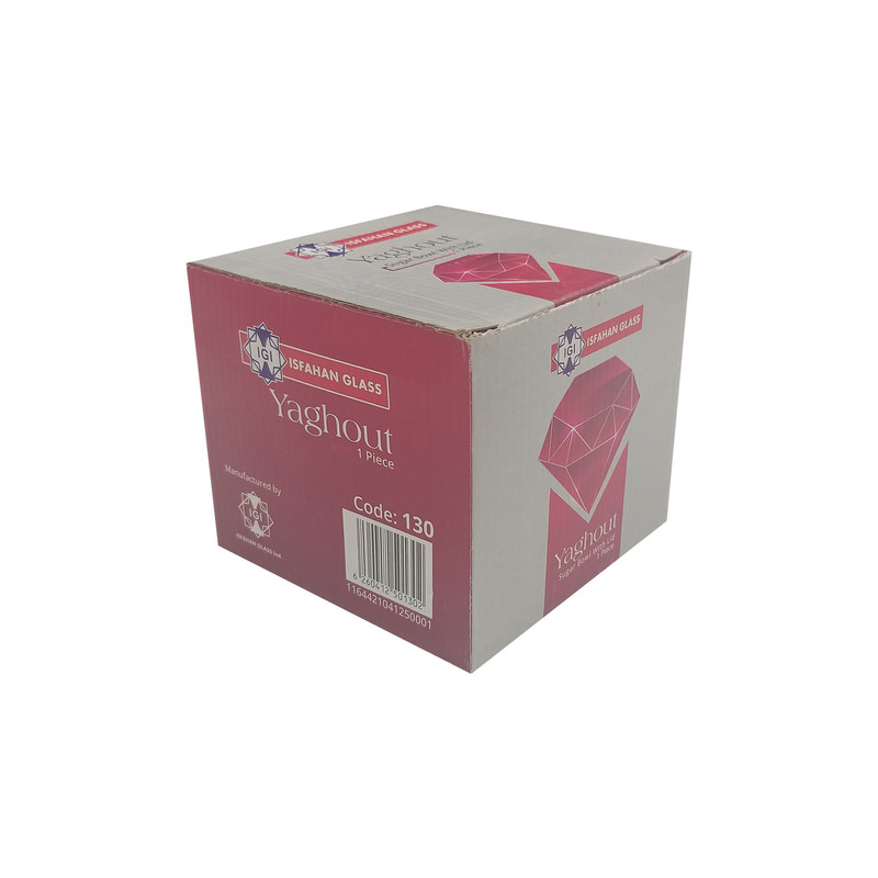 قندان شیشه و بلور اصفهان مدل یاقوت کد SH-130