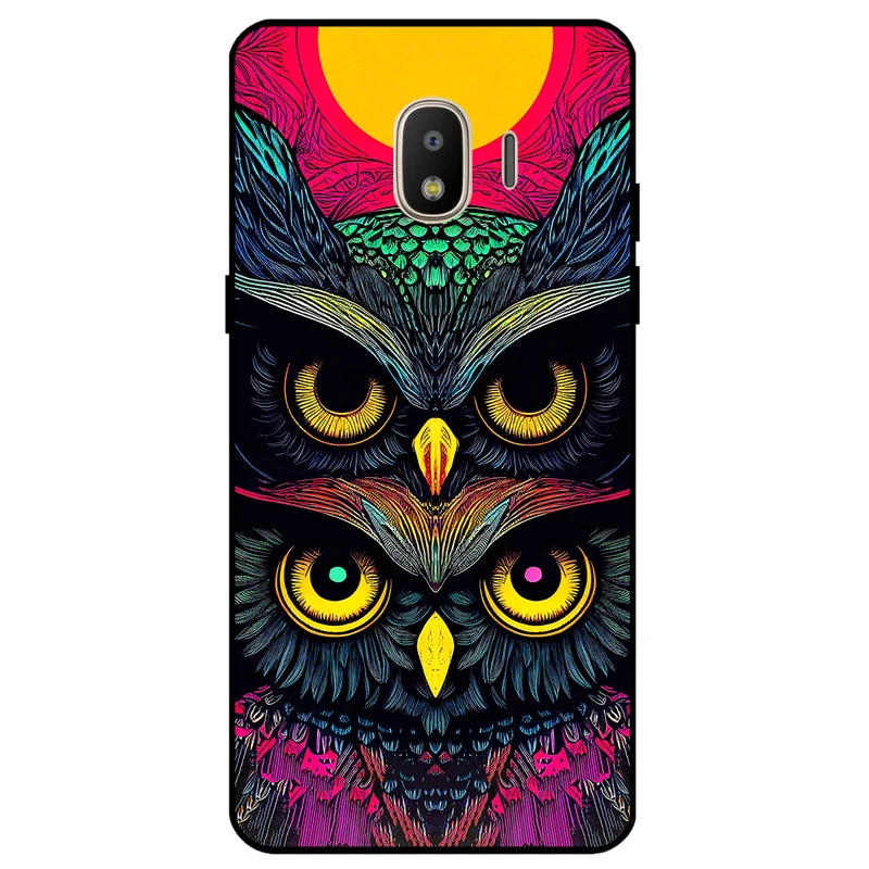 کاور مگافون طرح جغد مدل 1904 مناسب برای گوشی موبایل سامسونگ Galaxy J4 2018   