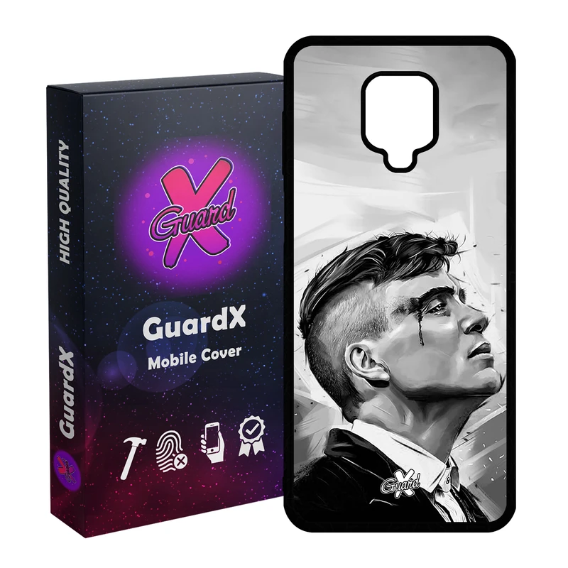 کاور گارد ایکس طرح Peaky Blinders مدل Glass10132 مناسب برای گوشی موبایل شیائومی Redmi Note 9S / Note 9 Pro / Note 9 Pro Max