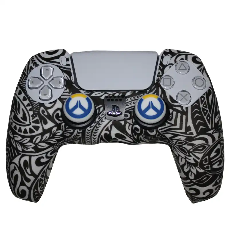 محافظ دسته پلی استیشن 5 مدل 88 FLOWERS به همراه روکش آنالوگ