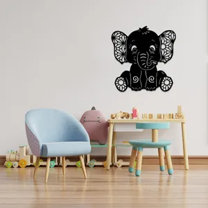 استیکر دیواری کودک مدل فیل کوچولو