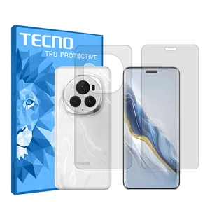 HyGEL tecno transparent screen protector suitable for Honor Magic 6 Pro mobile phone along with the back protector