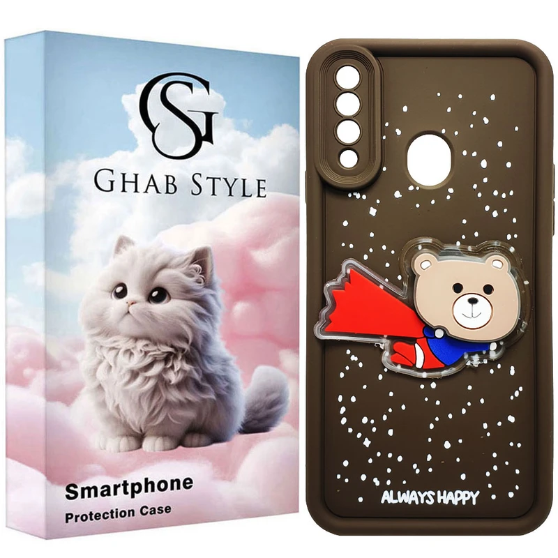 کاور قاب استایل مدل سیلیکونی طرح چراغدار مناسب برای گوشی موبایل سامسونگ Galaxy A20S