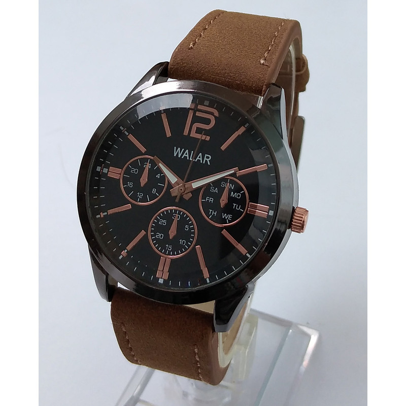 ساعت مچی عقربه ای دخترانه والار مدل بند جیر کد 704