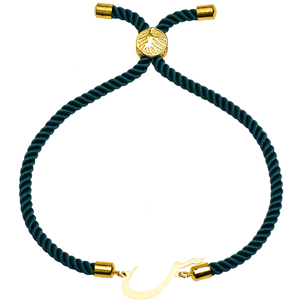 دستبند طلا 18 عیار دخترانه کرابو طرح س مدل Krd1520