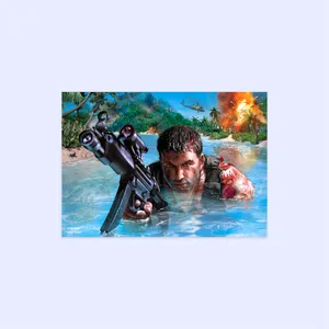 پوستر هومرو مدل فلزی طرح Far Cry کد PS425