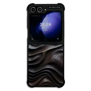 AKAM AMC-WSGZFLIP5-WOOD-11 Cover For Samsung Galaxy Z Flip 5
