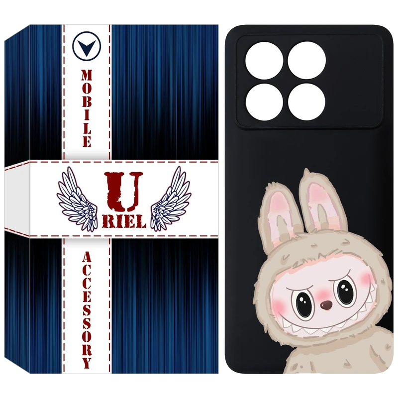 کاور یوریل مدل KSH کد 119 طرح عروسک لبوبو مناسب برای گوشی موبایل شیائومی Poco X6 Pro