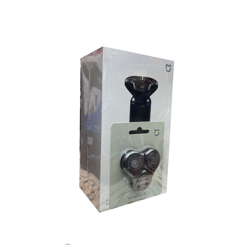 ماشین اصلاح موی صورت شیائومی مدل MIJIA S500 2021 با سه تیغه چرخشی 360 درجه، موتور ژاپنی، صفحه نمایش LED، ضد آب با قابلیت استفاده زیر دوش، شارژ سریع Type-C و همراه با سری یدک رنگ مشکی مات