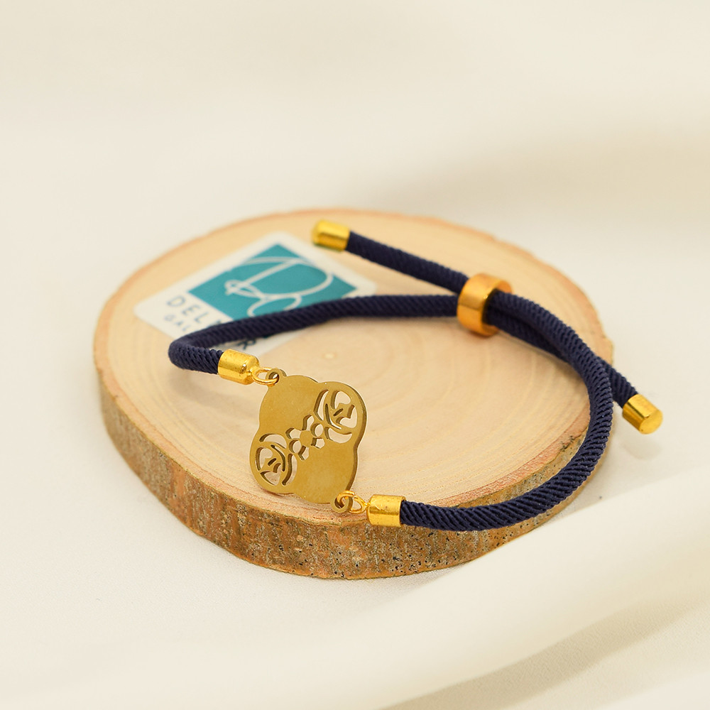 دستبند زنانه دلنار گالری مدل آسانسوری کنفی ونکلیف هندسی