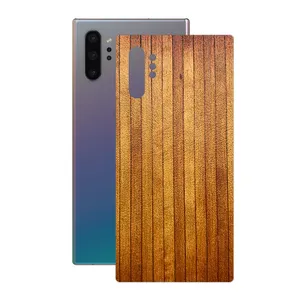 Remax cover sticker Leth model wood design suitable for Samsung Galaxy Note 10 Plus mobile phone