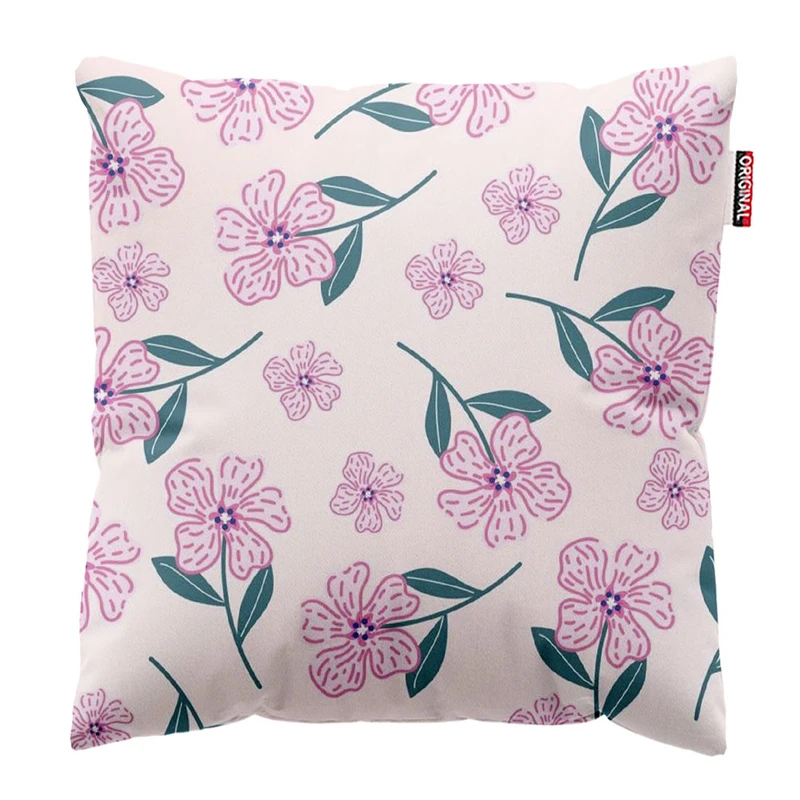    کوسن پاد آفرین طرح گل کد 3354 سایز 30*30 سانتی متر