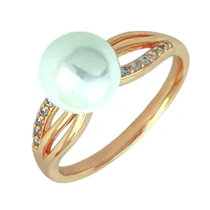 انگشتر زنانه ژوپینگ مدل مروارید کد R4352
