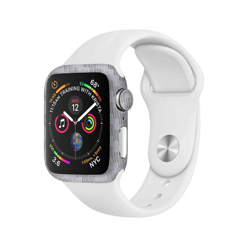 برچسب ماهوت طرح Steel-Fiber مناسب برای اپل واچ Watch 4 44mm