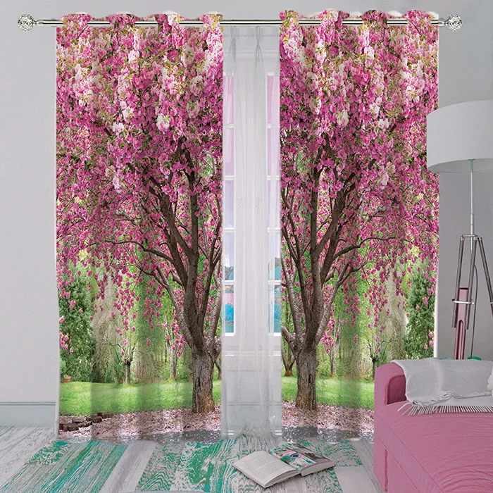 پرده مدل هازان HZD724 سایز 280×140 سانتی متر