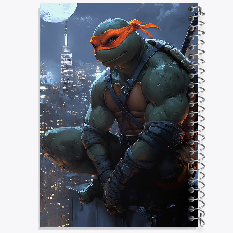 دفتر لیست خرید 50 برگ خندالو طرح لاکپشت های نینجا کد F5287