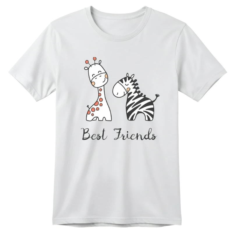 تی‌شرت آستین کوتاه بچگانه مدل زرافه کد v10 