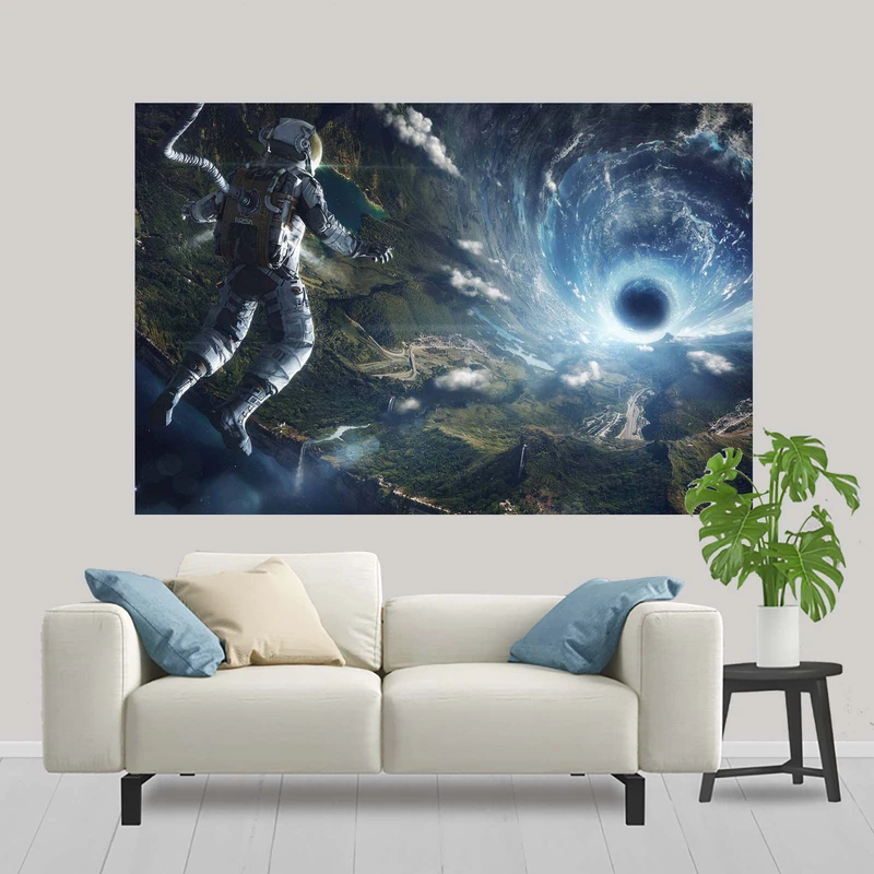 پوستر پارچه ای مدل کهکشان کد 002