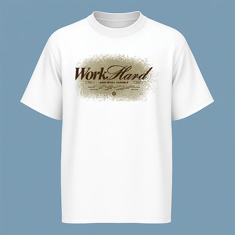 تی‌شرت آستین کوتاه مردانه مدل گرافیتی کد d2